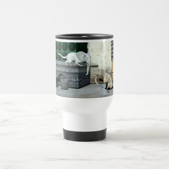 Caneca Térmica Gatos Elefantes Adoráveis (Centro)