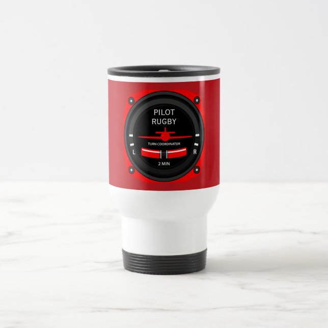 Caneca Térmica Geek de aviação piloto (Centro)