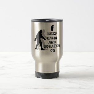Caneca Térmica geek nerd engraçado grande sasquatch