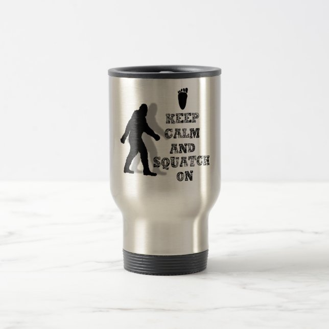 Caneca Térmica geek nerd engraçado grande sasquatch (Centro)