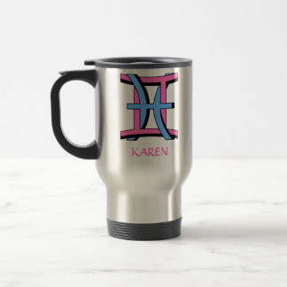 Caneca Térmica Gêmeos & peixes PkBl