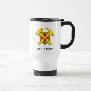 Caneca Térmica "Geology Rocks" Novo México - Logotipo de martelo 