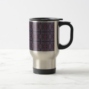 Caneca Térmica Geométrica roxa rosa