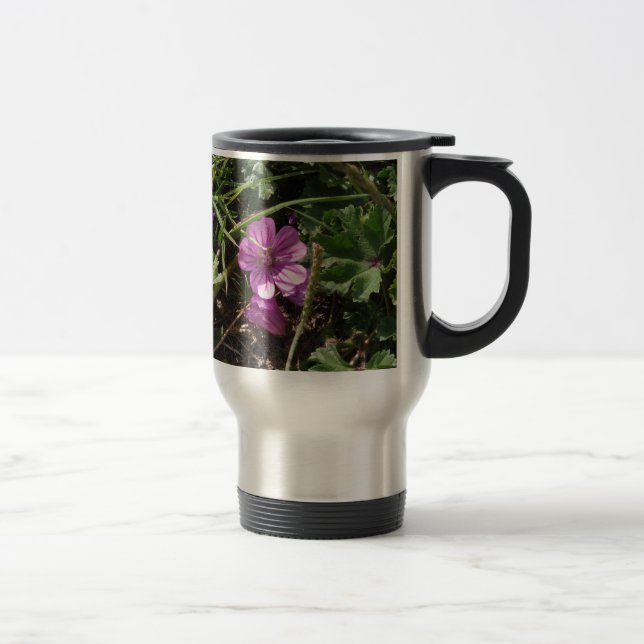 Caneca Térmica Gerânio-Púrpura-Selvagem (Direita)