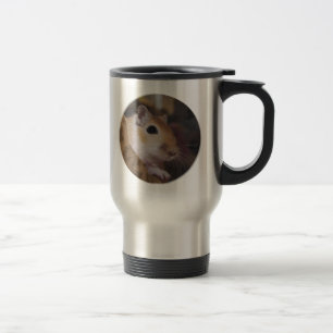 Caneca Térmica Gerbil dourado bonito do animal de estimação