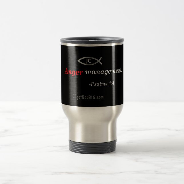 Caneca Térmica Gerenciamento de raiva. gotGod316.com (Centro)