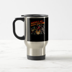 Caneca Térmica Ghouls Só Quer Divertir-Se Na Banda De Halloween