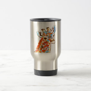 Caneca Térmica Girafa colorida Mug