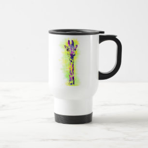 Caneca Térmica Girafa de Aquarela 2