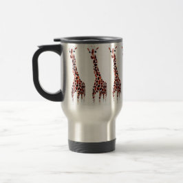 Caneca Térmica Giraffe Wildlife Art