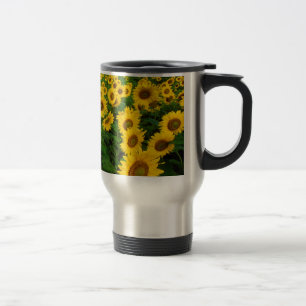 Caneca Térmica Girassóis