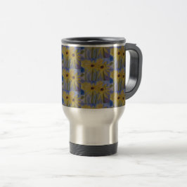 Caneca Térmica Girassóis Amarelos de Verão