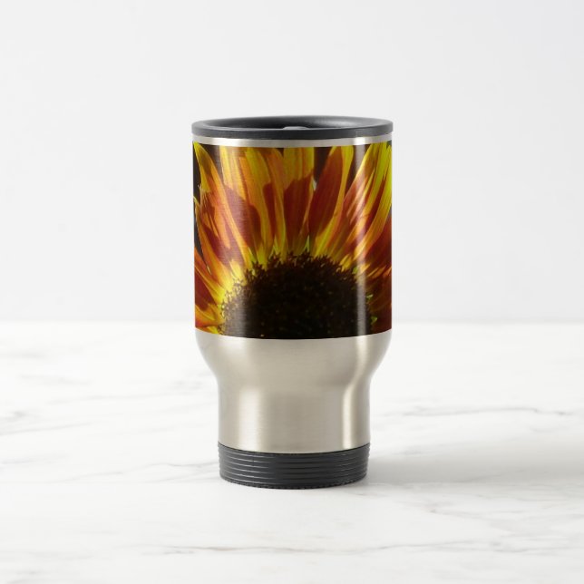 Caneca Térmica Girassol rosado dourado (Centro)