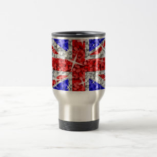 Caneca Térmica Glitz UK viagem/caneca viagem ao trabalho