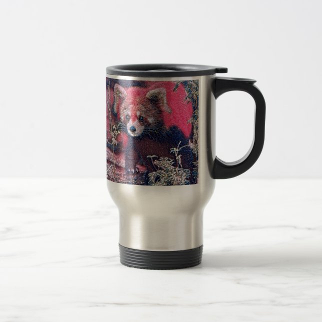 Caneca Térmica GlitzyAnimal_RedPanda_005 (Direita)