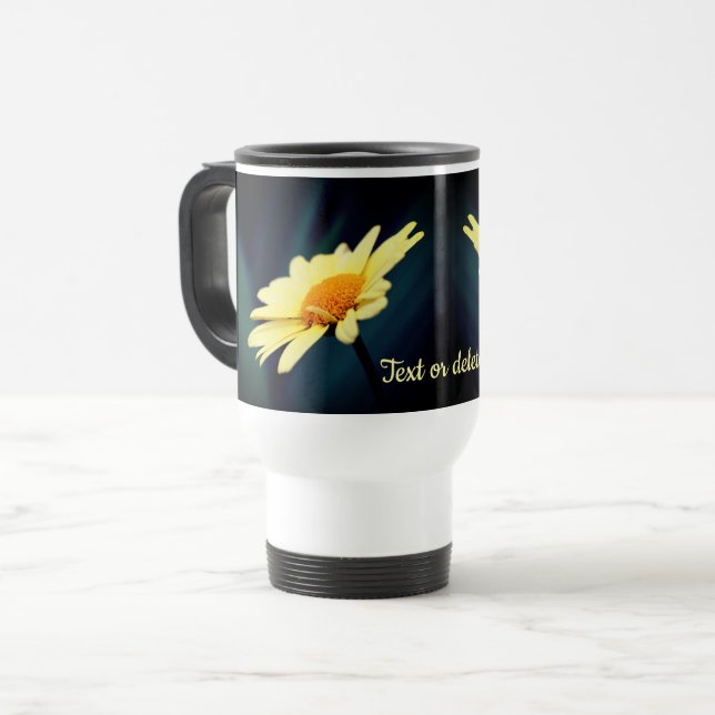 Caneca Térmica Glorioso Daisy Flower Personalizado (Frente Esquerda)