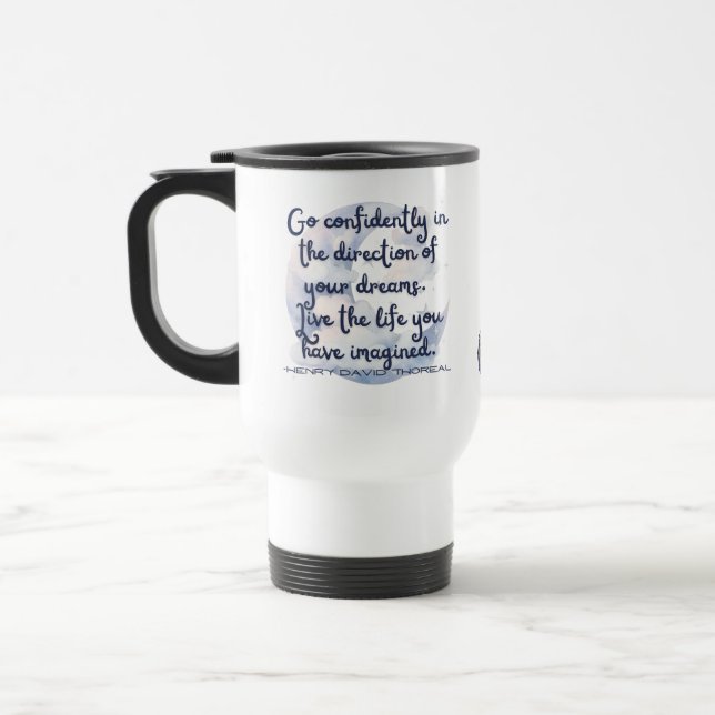 Caneca Térmica Go confidently travel mug (Esquerda)
