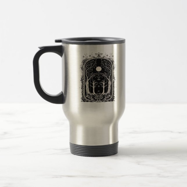 Caneca Térmica Goblincore Fantasy Gate To  Classic (Esquerda)