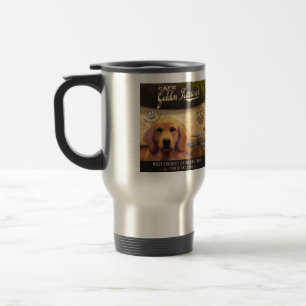 Caneca Térmica Golden retriever do café