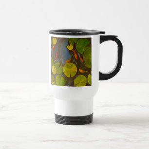 Caneca Térmica Goldfish Koi Pond Water Lily