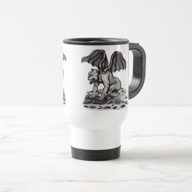 Caneca Térmica Golem Gargoyle (Frente Esquerda)