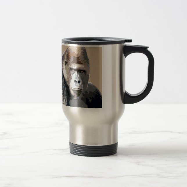 Caneca Térmica Gorilla Portrait (Direita)