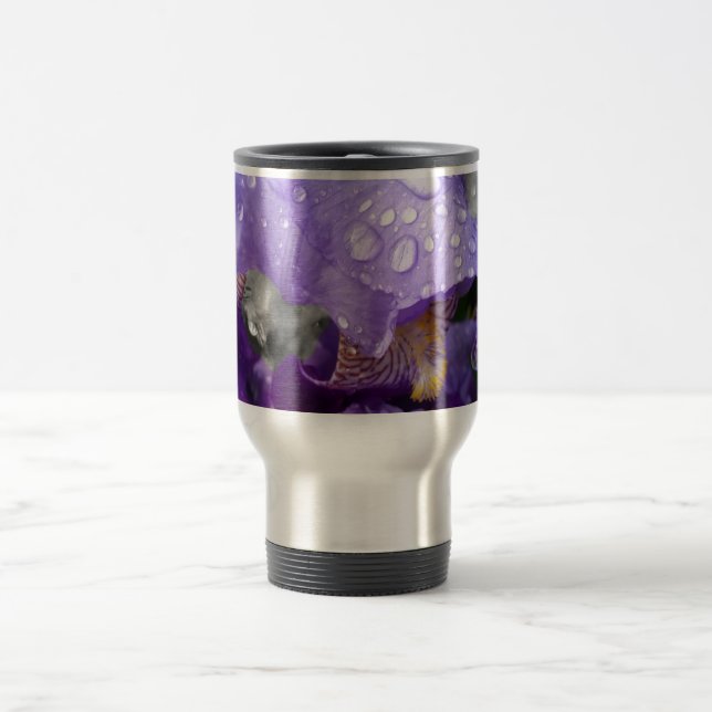 Caneca Térmica gotas de chuva em íris (Centro)