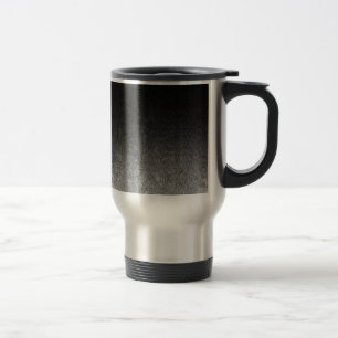 Caneca Térmica Gradação da Lata de Queda e da Largura Preta