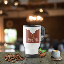 Caneca Térmica Gráfico de café embebido Viagem/Mug comuta
