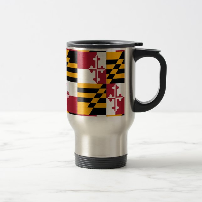 Caneca Térmica Gráfico de Sinalizador de Maryland (Direita)