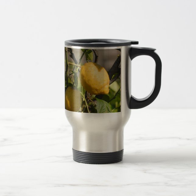 Caneca Térmica Gráficos de Limão Espanhol (Direita)