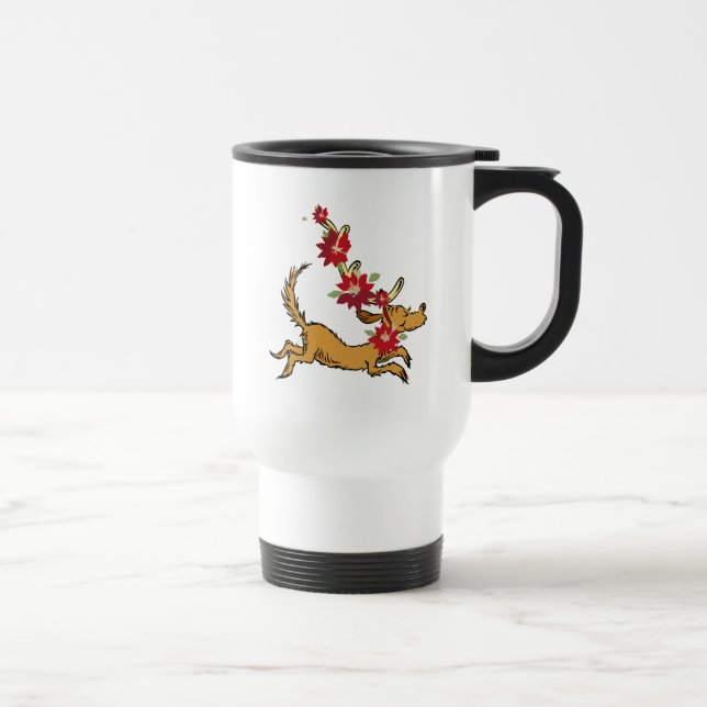 Caneca Térmica Gralha | Max Christmas Pointsettia (Direita)