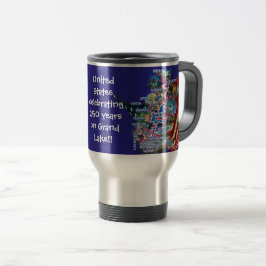 Caneca Térmica Grand Lake celebra 250 anos dos EUA com águia