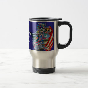 Caneca Térmica Grand Lake celebra 250 anos dos EUA com águia