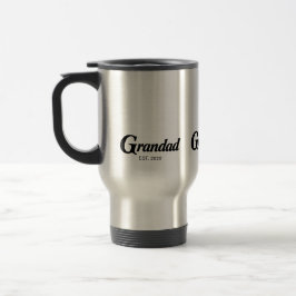 Caneca Térmica Grandad Established New Grandfather Gift