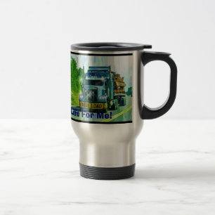 Caneca Térmica Grande Rig, Veículo de Transporte Pesado, Caminhão