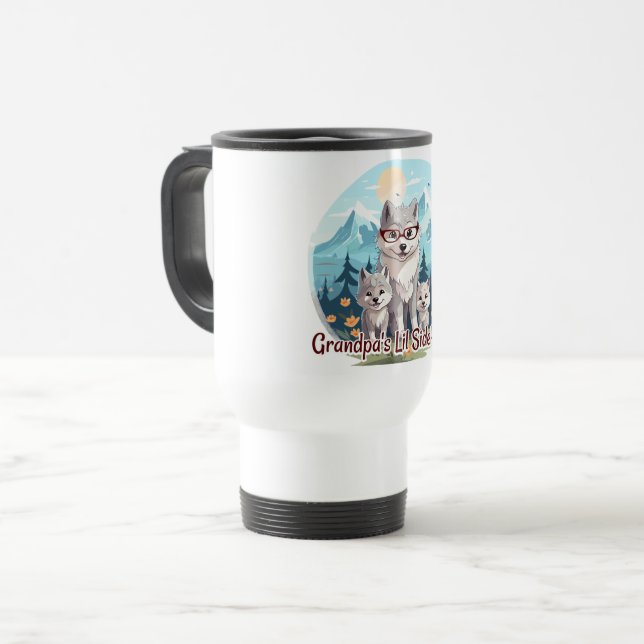 Caneca Térmica Grandpa's Lil Sidekicks (Frente Esquerda)