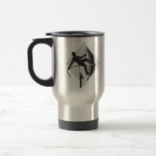 Caneca Térmica Grayscale da serra de cadeia do Arborist do
