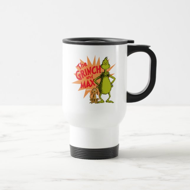 Caneca Térmica Grinch | Grinch & Max Starburst (Direita)