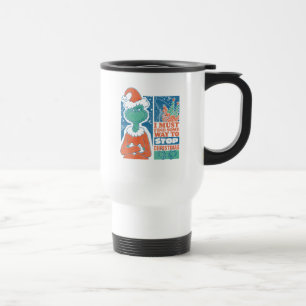 Caneca Térmica Grinch Pare o Natal Gráfico Antigo