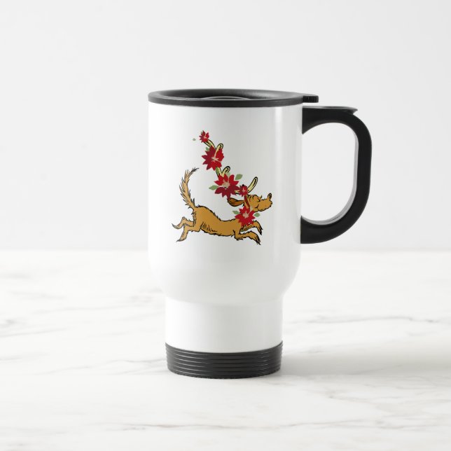 Caneca Térmica Grinch | Poinsettia de Natal do Max (Direita)