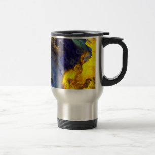 Caneca Térmica grito do físico musculoso em tons de cinza do Slip