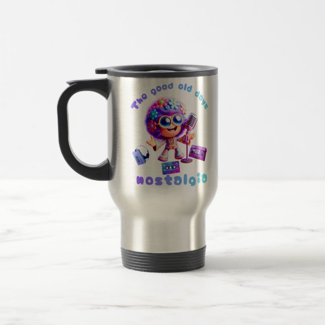 Caneca Térmica Groove de Nostalgia dos Anos 80 (Esquerda)