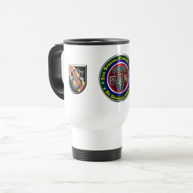Caneca Térmica Grupo de Forças Especiais de 5  (Frente Esquerda)