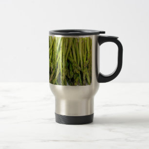 Caneca Térmica Grupo do aspargo cru no branco