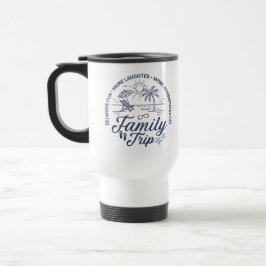 Caneca Térmica Grupo Trip da Família Personalizada Correspondendo