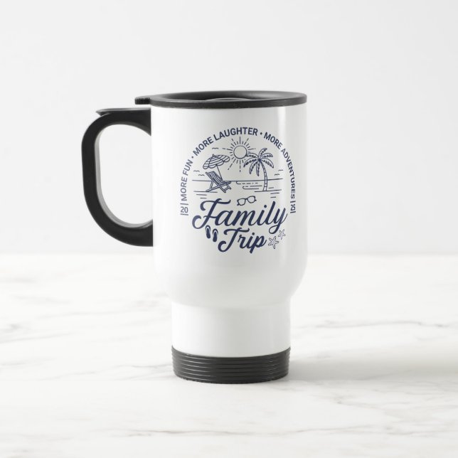 Caneca Térmica Grupo Trip da Família Personalizada Correspondendo (Esquerda)