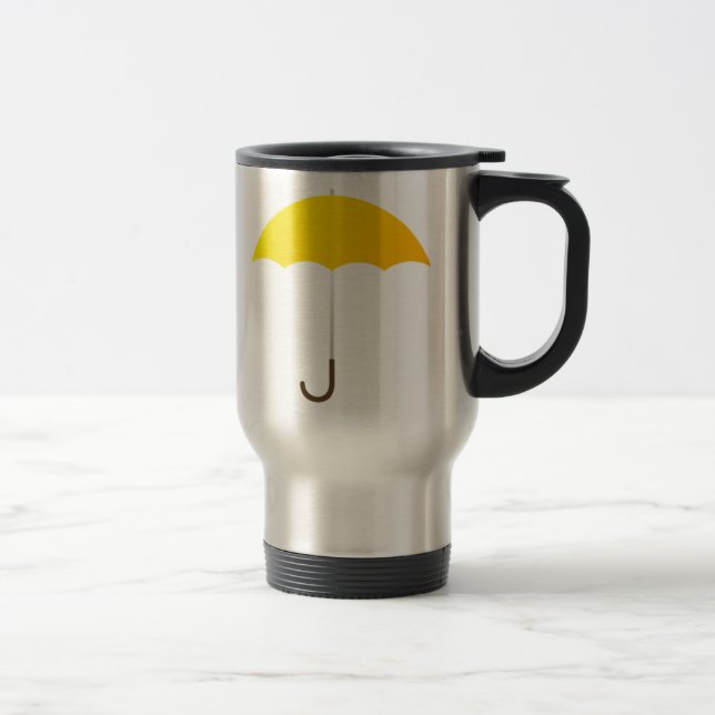 Caneca Térmica Guarda-chuva amarelo (Direita)