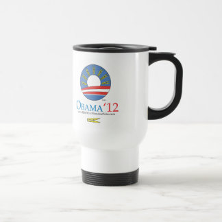 Caneca Térmica Guardare seu nariz e vote Obama 2012