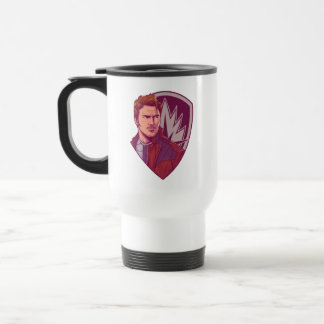 Caneca Térmica Guardiões da Galáxia Vol. 2| Crachá Star-Lord